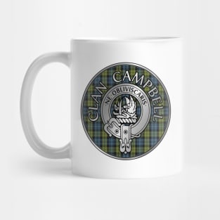 Clan Campbell Crest & Tartan Mug